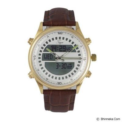 TEIWE Blessing Watch - Genuine Brown Croco Leather