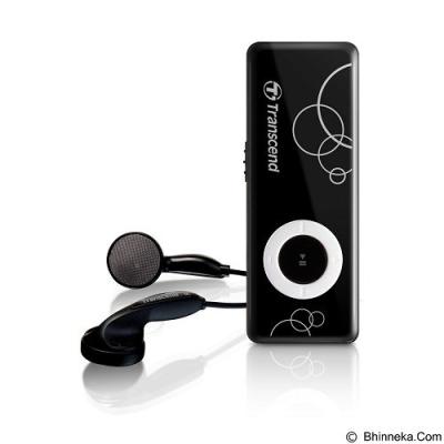 TRANSCEND MP3 Player 8GB with FM Tuner [DKA-DMPMP3-TS8GMP300K] - Black