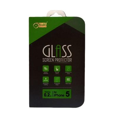 TURTLE BRAND Tempered Glass Screen Protector for iPhone 5 [0.2 mm]