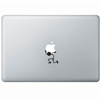 Tokomonster Decal Sticker Stickman Lift Apple Macbook Pro and Air - Hitam  