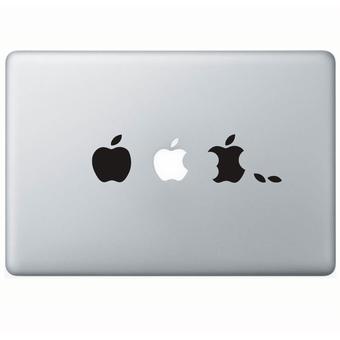 Tokomonster Decal Sticker Three Apple Macbook Pro and Air - Hitam  
