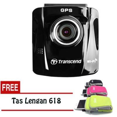 Transcend Car Video Recorder DrivePro 220 Included 16GB MLC - Gratis Tas Sport Lengan 618