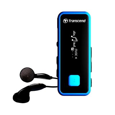 Transcend MP350 Hitam Biru MP3 Player [8 GB]
