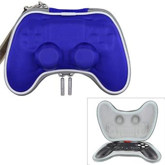 Travel Carry Pouch Case Bag For Sony PS4 Playstation 4 Controller Gamepad w/ Wrist Strap (Blue)  
