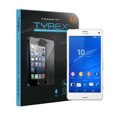 Tyrex Tempered Glass Screen Protector for Sony Xperia Z3 Compact + Plastic Back Protector