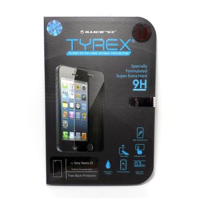 Tyrex Tempered Glass Screen Protector for Sony Xperia Z2 + Plastic Back Protector