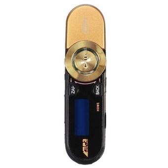 USB 16GB TF supported USB Flash MP3 Player with FM Radio Earphone (Gold) (Intl)  