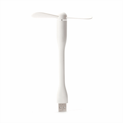 USB Fashion Cable Putih Kipas Mini Portable [USB Mini Fan]