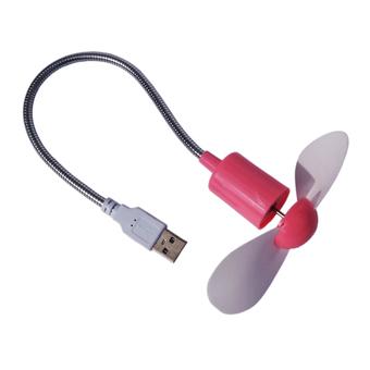 USB - Kipas Angin Mini USB Flexible - Pink  