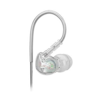 Universal Audio MEElectronics Sport-Fi Memory Wire In-Ear Headphones - M6 - Gray Clear  