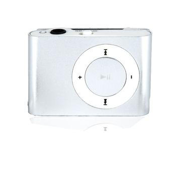 Universal Audio MP3 Player TF card with Small Clip Silver - Silver  