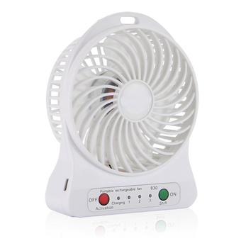 Universal Battery Cell Cooling Fan 18650 Battery - White  