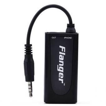Universal Flanger Guitar Interface Adapter for iPhone/iPod Touch/iPad - FC-20 - Hitam  