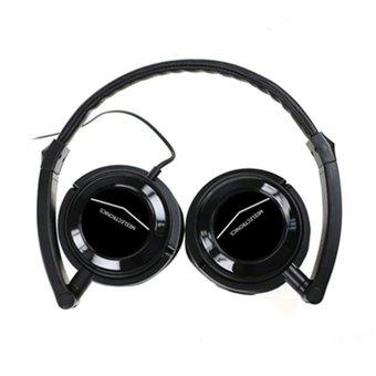 Universal MEElectronics Portable On-Ear Headphones - 2nd Generation - HT-21 - Hitam  
