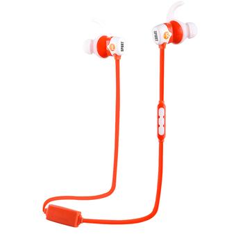 VEGGIEG V7100 Wireless Bluetooth 4.0 Earphone Headphone with Mic (Orange)  