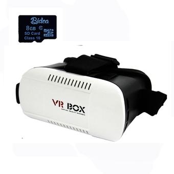 VR BOX+SDV2 Hp dislide in,Bisa dipakai tanpa internet,Google Cardboard plastic,Virtual Reality Glasses,Kacamata (VRBOX+SDV2)  
