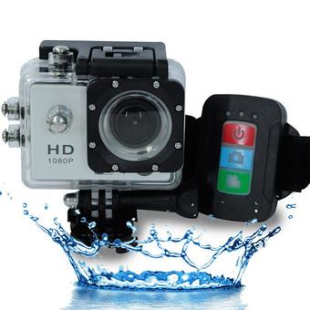VVGCAM SJ4000 Sports Camera WiFi with Remote Control 1.5inch LCD HD 1080P Waterproof (White) (Intl)  