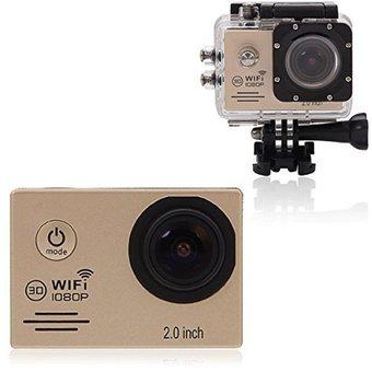 VVGCAM Wifi Sports Action Camcorder SJ7000 Full HD 1080P 2.0” Waterproof Mini Sports Camera (Gold) (Intl)  