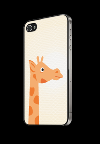 Verre Skin PH4 In The Jungle Series AF 004 Multicolor Skin Protector for iPhone 4