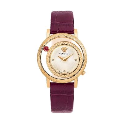 Versace Venus VDA02 0014 Purple Leather Strap Women's Watch