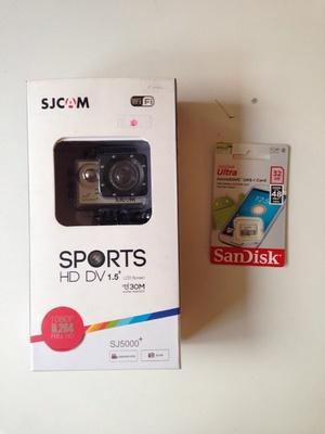 Video Kamera SJ5000+ dengan Memory 32 gb [][] GoPro Xiaomi YI SJ CAM