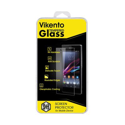 Vikento Premium Tempered Glass Screen Protector for iPhone 4S [Depan dan Belakang]