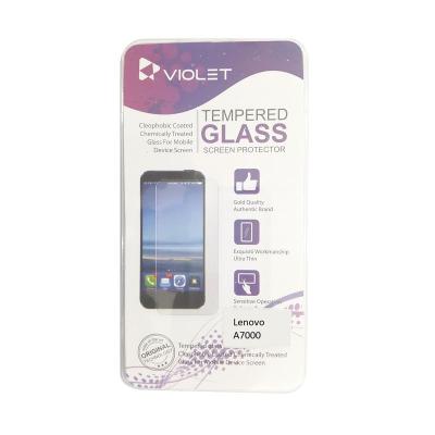 Violet Tempered Glass Screen Protector for Lenovo A7000