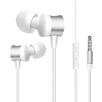 Vivan Resong W9 Wired In-ear Music Headset - Putih-Silver  