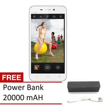 Vivo Y15 - 4GB - Putih + Gratis Power Bank 20000mAh  