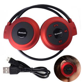 Vococal Mini Bluetooth 3.0 Universal Headset - Merah  