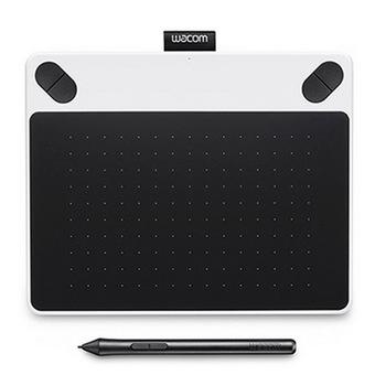 Wacom Intuos Draw CTL490 White Pen Tablet Alat Desain Graphis  