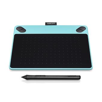 Wacom Pen & Touch Tablet -Small - Intuos Comic - CTH-490/B1-CX - Mint Blue  