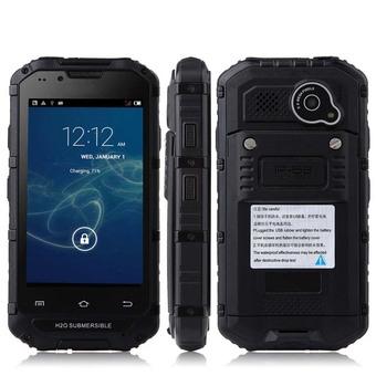 Waterproof Shockproof 4.0 Inch Touch Screen Smartphone Black (Intl)  