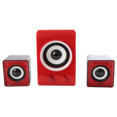 WeLove Speaker Music Desktop 2.1 Mega Boom Series IF-2103 - Merah