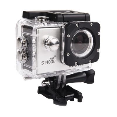 Weekend Deal - SJCAM SJ4000 Wifi Full HD Novatek GoPro Killer Silver Action Camera (FREE Memory 8 GB)