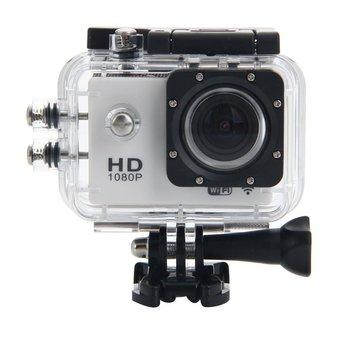 WiFi Waterproof Sports Camera 1080P Full HD 12MP Wireless Diving Mini DV Cam Camcorder Action Camera Video Recorder white (Intl)  
