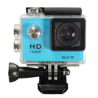 Wifi 1080P SJ5000 Sports DV Car Action Waterproof HDMI Sport Camera +2 Battery Blue (Intl)  