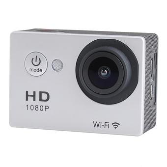 Wifi Action Digital Camera 12Mp Full Hd 1080P 30Fps 2.0Inch Lcd Diving 30M Waterproof Sport Dv (Grey) (Intl)  