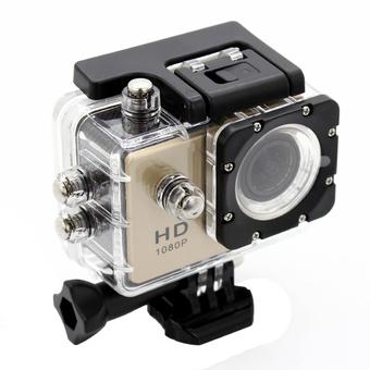 Wifi Dv Wireless Waterproof 1080P 30M Video Camera Camcorder Gold (Intl)  