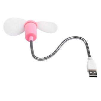 Winder USB Kipas Angin Flexible Standing - Pink  