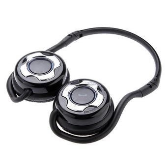 Winliner Foldable Sports Wireless Stereo Bluetooth Headset for Mobile Phone Laptop PC Tablet (Black)  