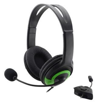 Wired Headset Headphone Earphone Microphone for PS3 Gaming PC Chat XBOX360 GD (Black) (Intl)  