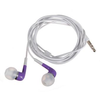 Wired In-Ear Headphone for iPhone Samsung LG MP3 (Purple) (Intl)  