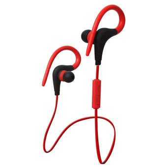 Wireless Bluetooth 4.1 Stereo Earphone Fashion Sport Running Headphone Studio Music Headset with Microphone (Red) (Intl)  