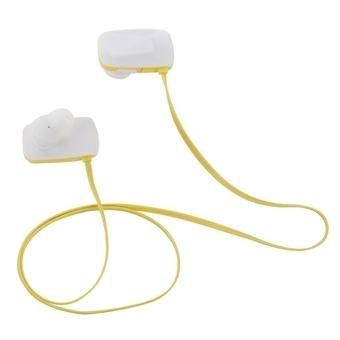 Wireless Bluetooth 4.1 Stereo Sport Earphone with Mic and Volume & Phone Answer Control for iPhone,Samsung Galaxy,HTC,Sony (Yellow)  