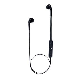 Wireless Bluetooth Stereo Sport Running Earphone Headphone with Mic (Black) (Intl)  