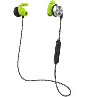 Wireless Headphone Waterproof IPX7 Bluetooth Headset Sport Headphones With Mic (Green) (Intl)  