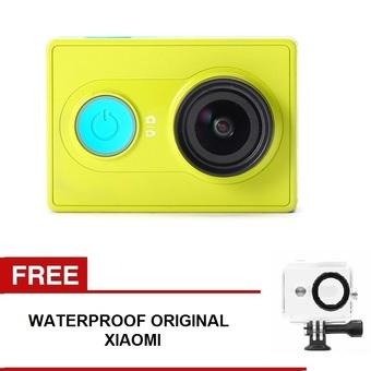 Xiaomi Yi Action Camera - 16 MP - Hijau + Gratis Waterproof Original  