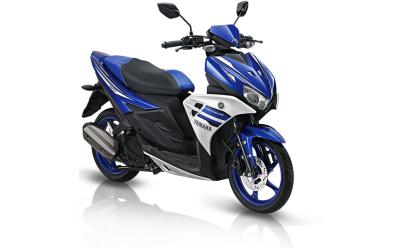 Yamaha Aerox 125 LC Racing Blue Sepeda Motor [OTR Jawa Tengah]