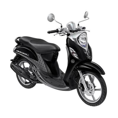 Yamaha Fino Premium FI Black Silver Sepeda Motor [OTR Jawa Tengah]